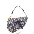 Saddle Handbag Oblique Canvas Mini