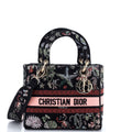 Lady D-Lite Bag Embroidered Canvas Medium