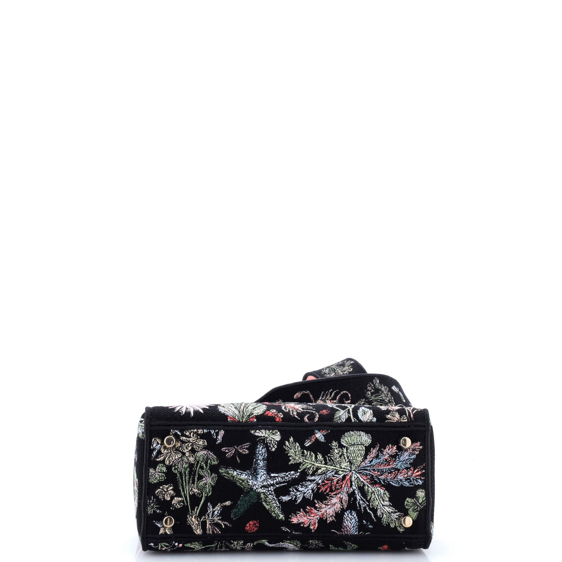 Lady D-Lite Bag Embroidered Canvas Medium