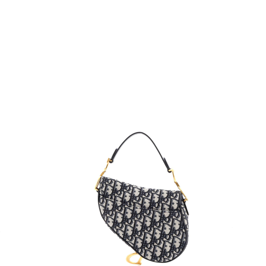 Saddle Handbag Oblique Canvas Mini
