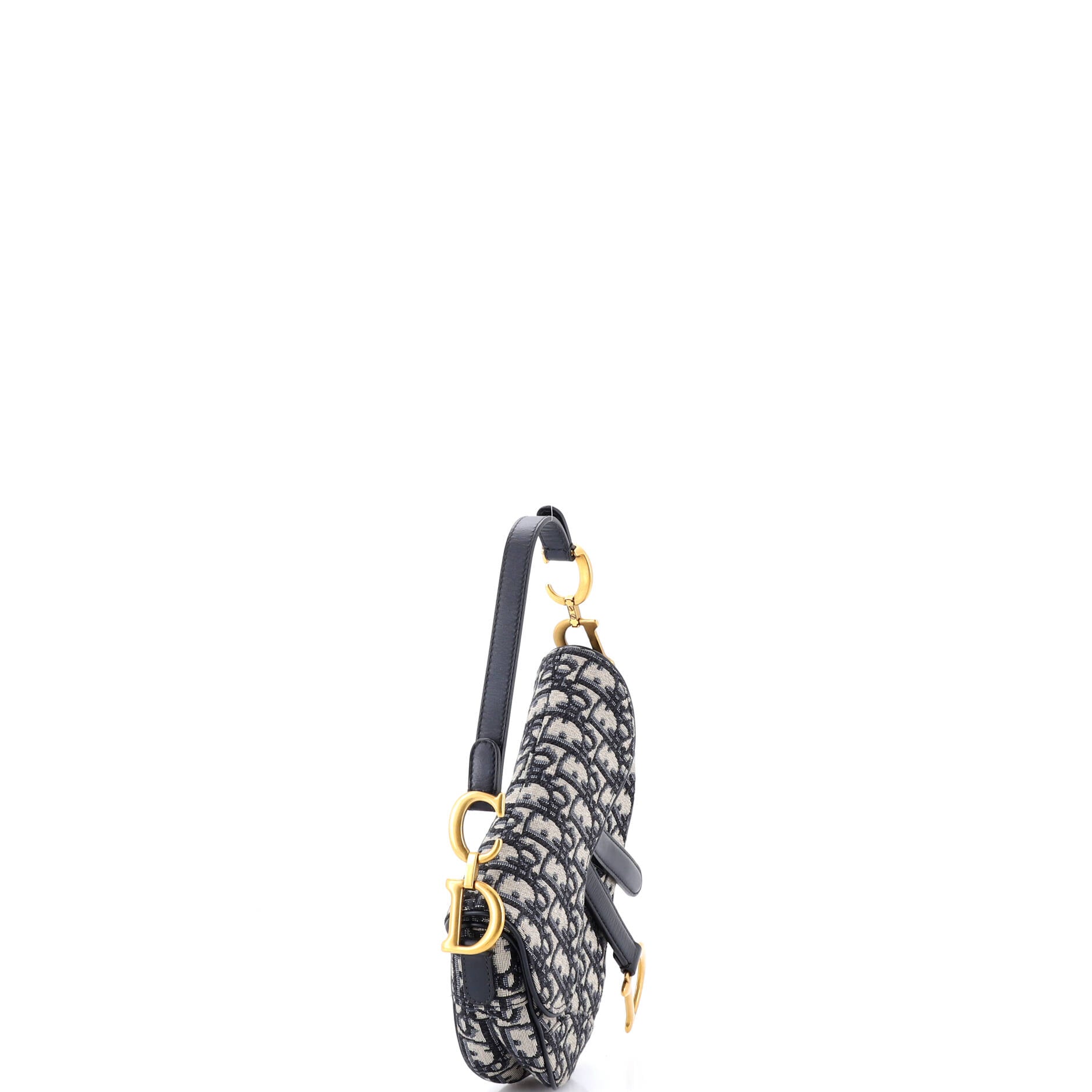 Saddle Handbag Oblique Canvas Mini