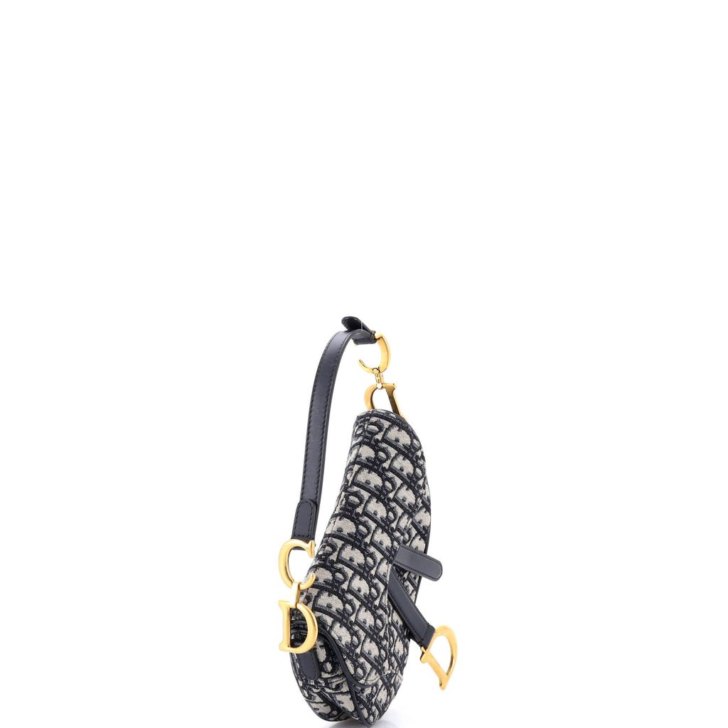 Saddle Handbag Oblique Canvas Mini