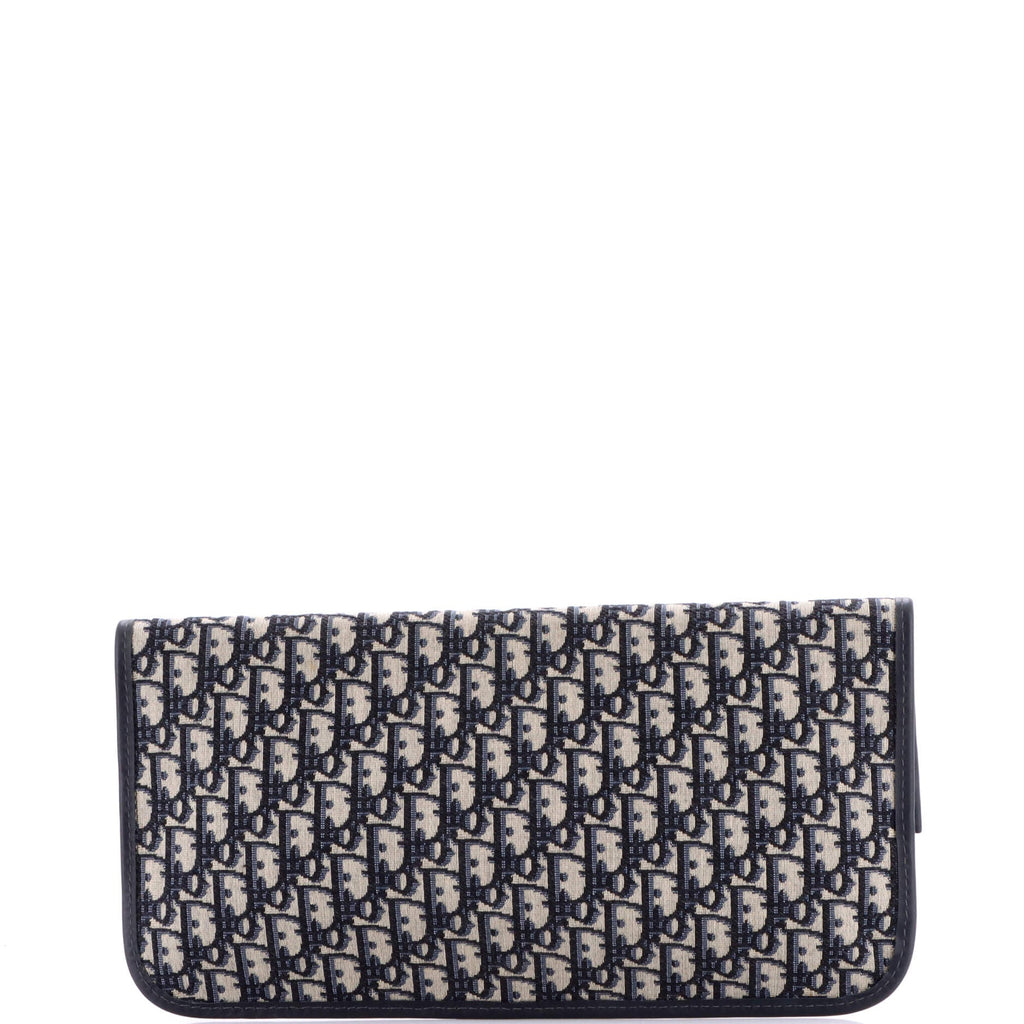 Fold Over Clutch Oblique Canvas