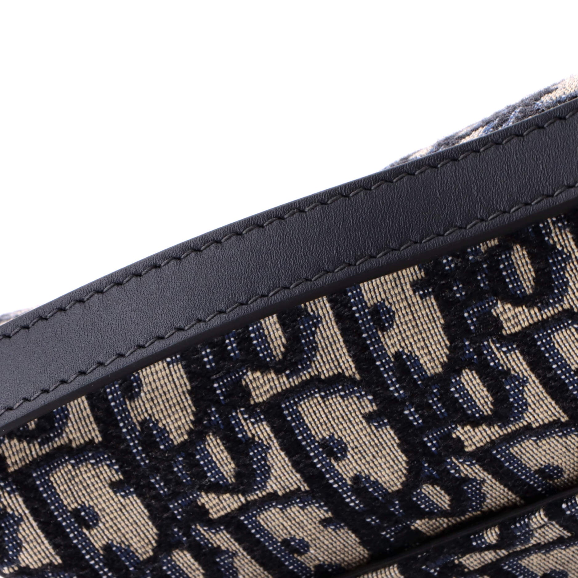 Saddle Handbag Oblique Canvas Mini