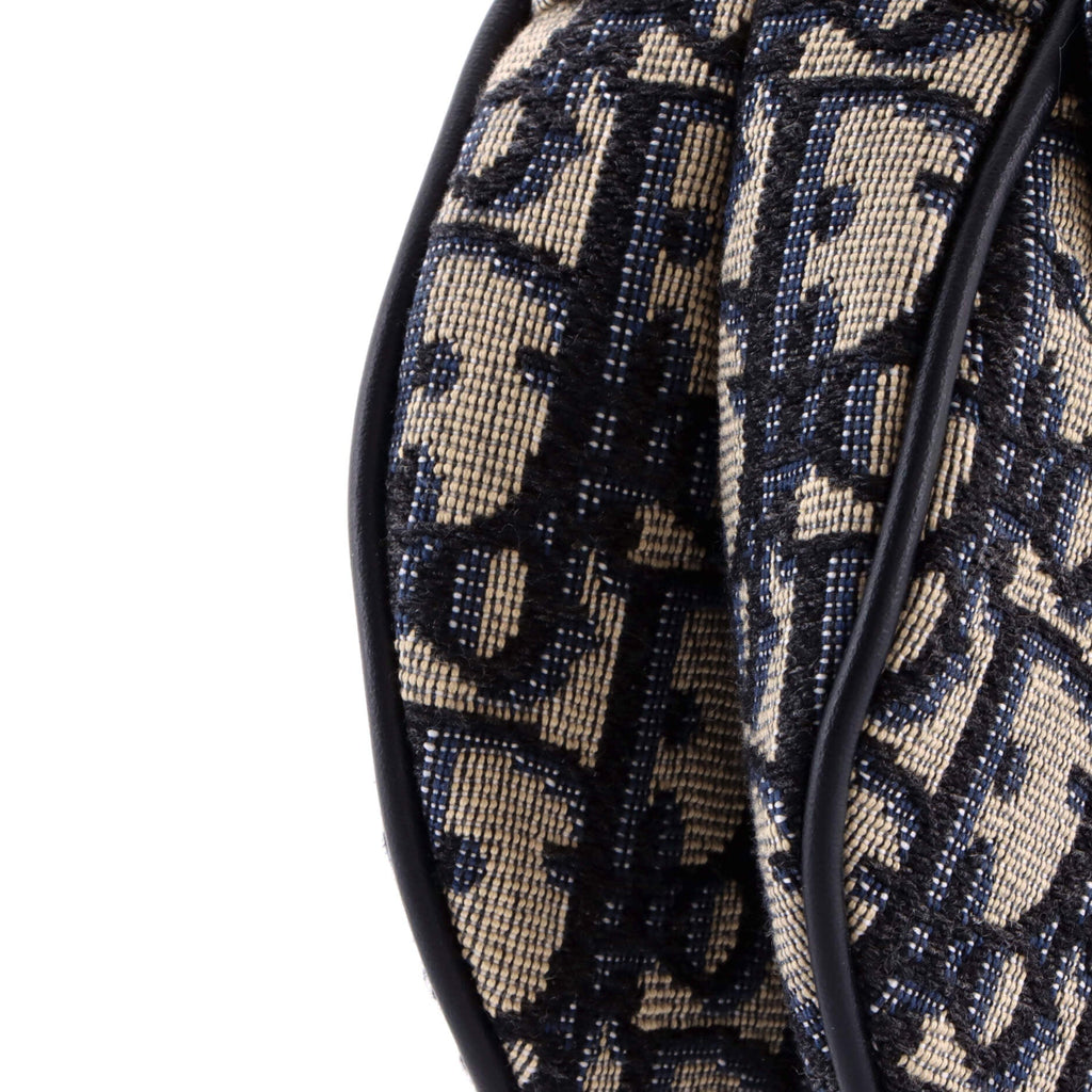 Saddle Handbag Oblique Canvas Mini