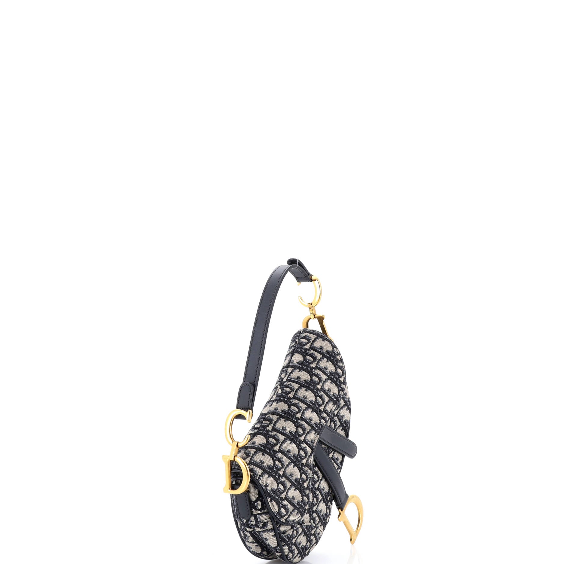Saddle Handbag Oblique Canvas Mini