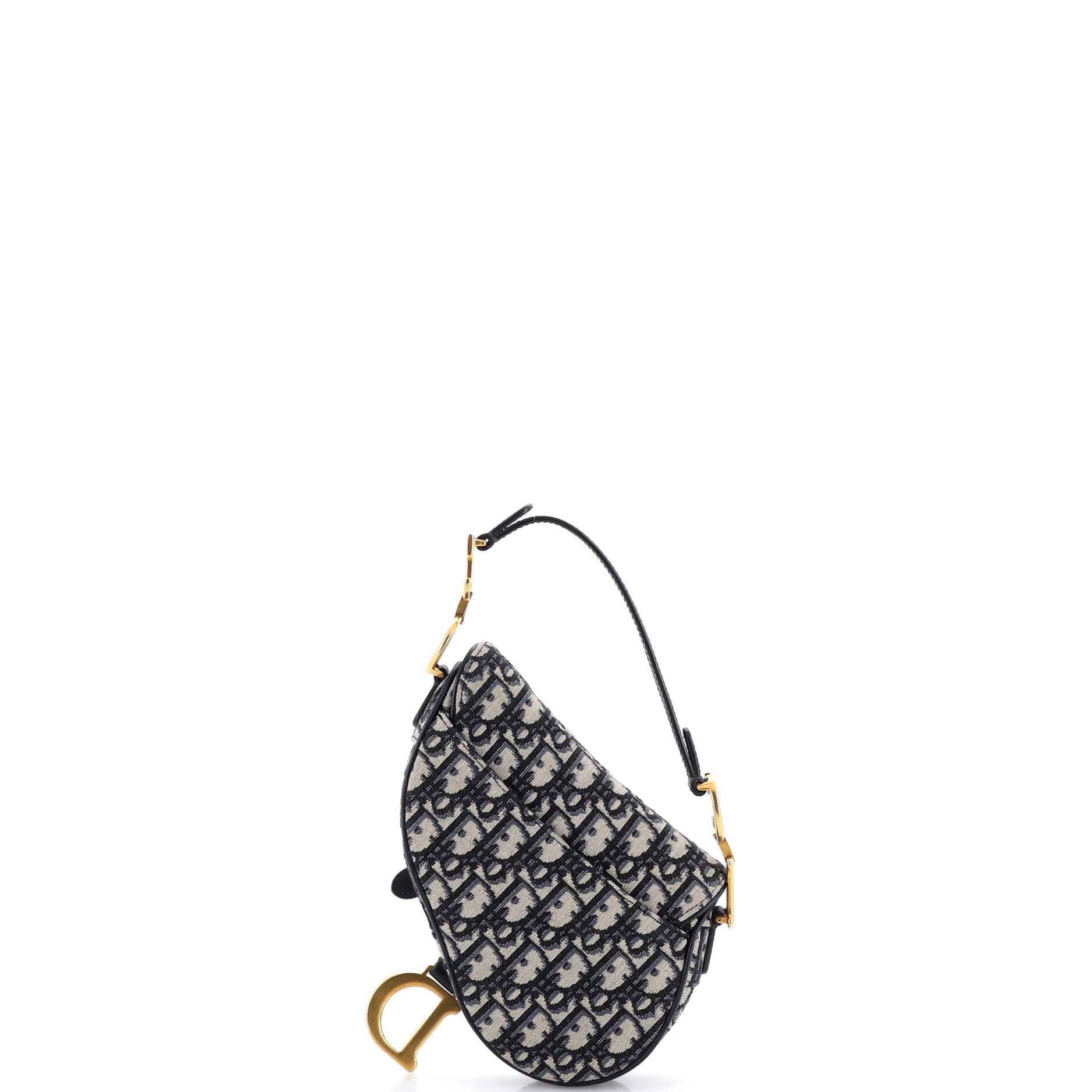 Saddle Handbag Oblique Canvas Mini