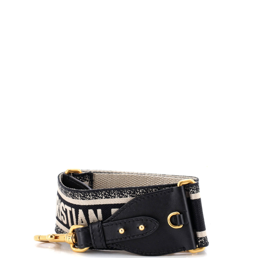 Shoulder Strap Embroidered Canvas