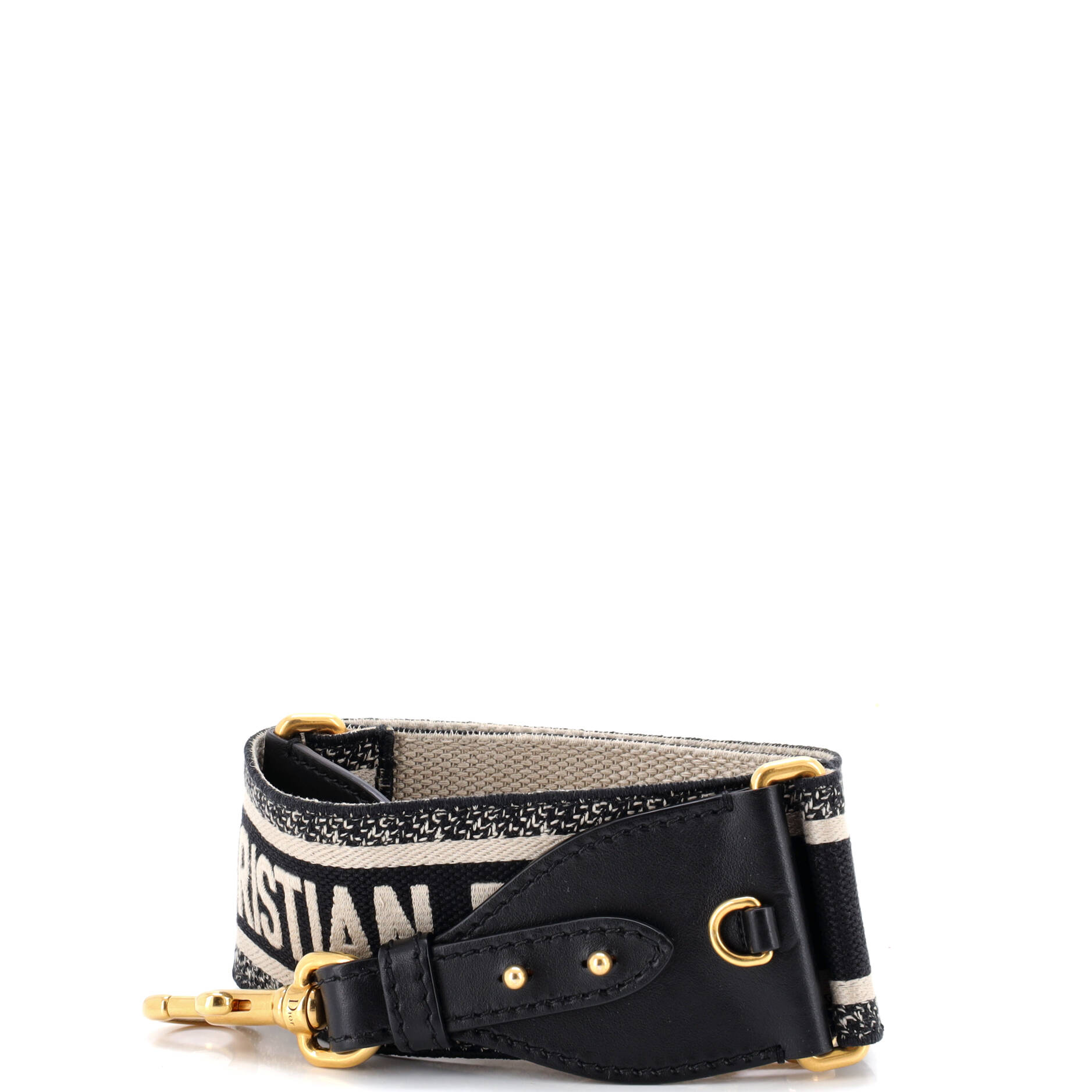 Shoulder Strap Embroidered Canvas