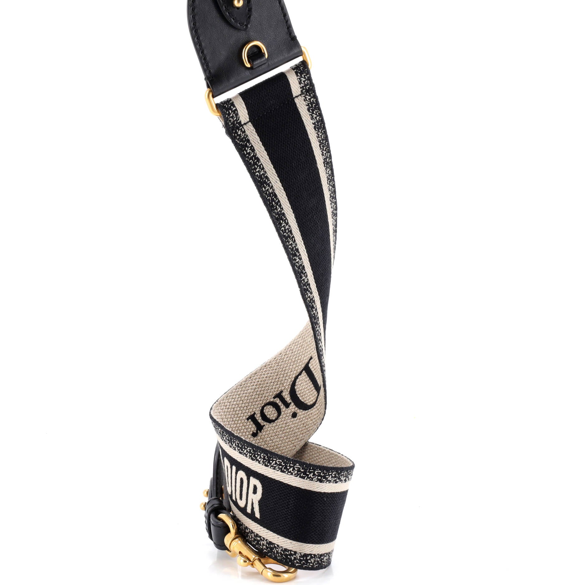 Shoulder Strap Embroidered Canvas