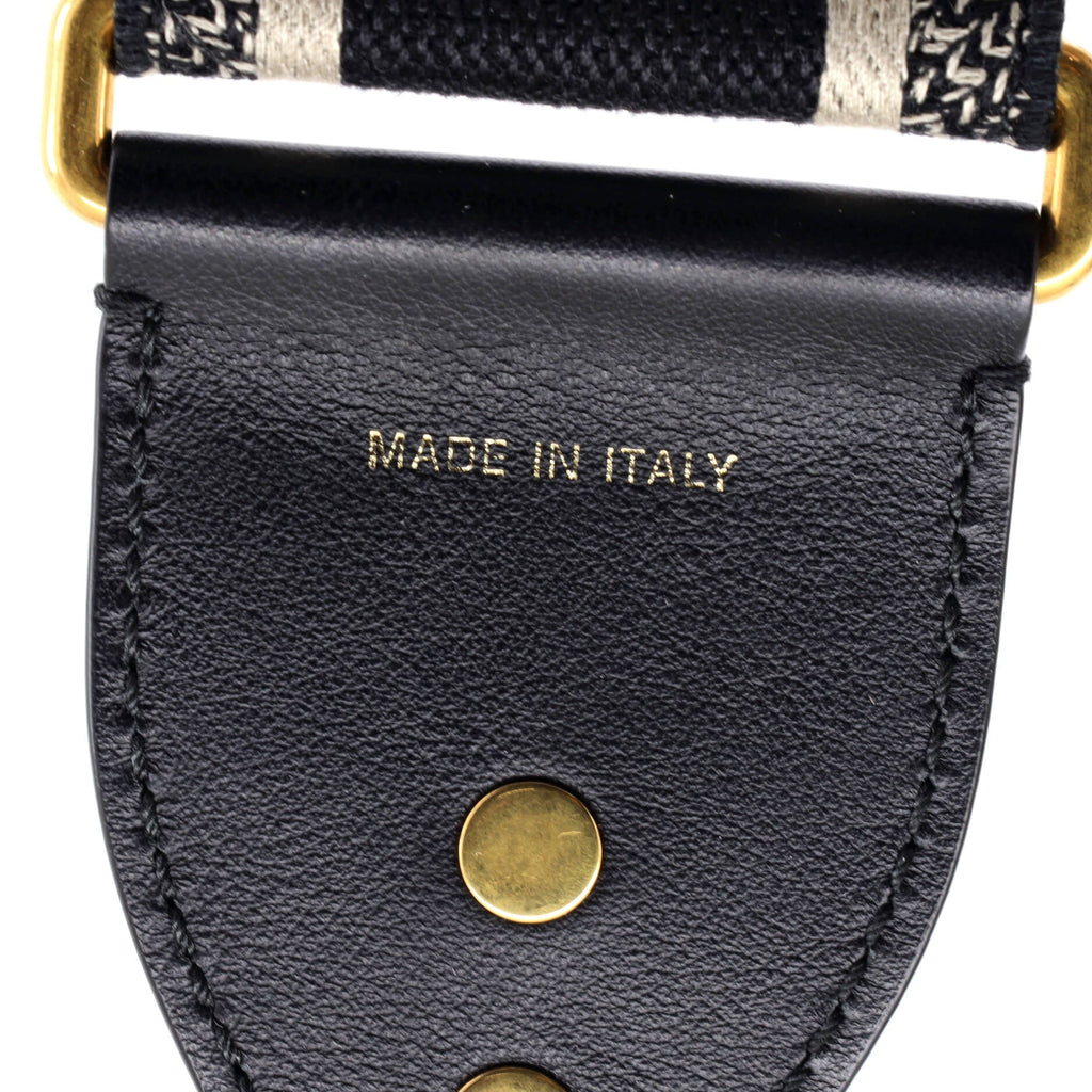 Shoulder Strap Embroidered Canvas