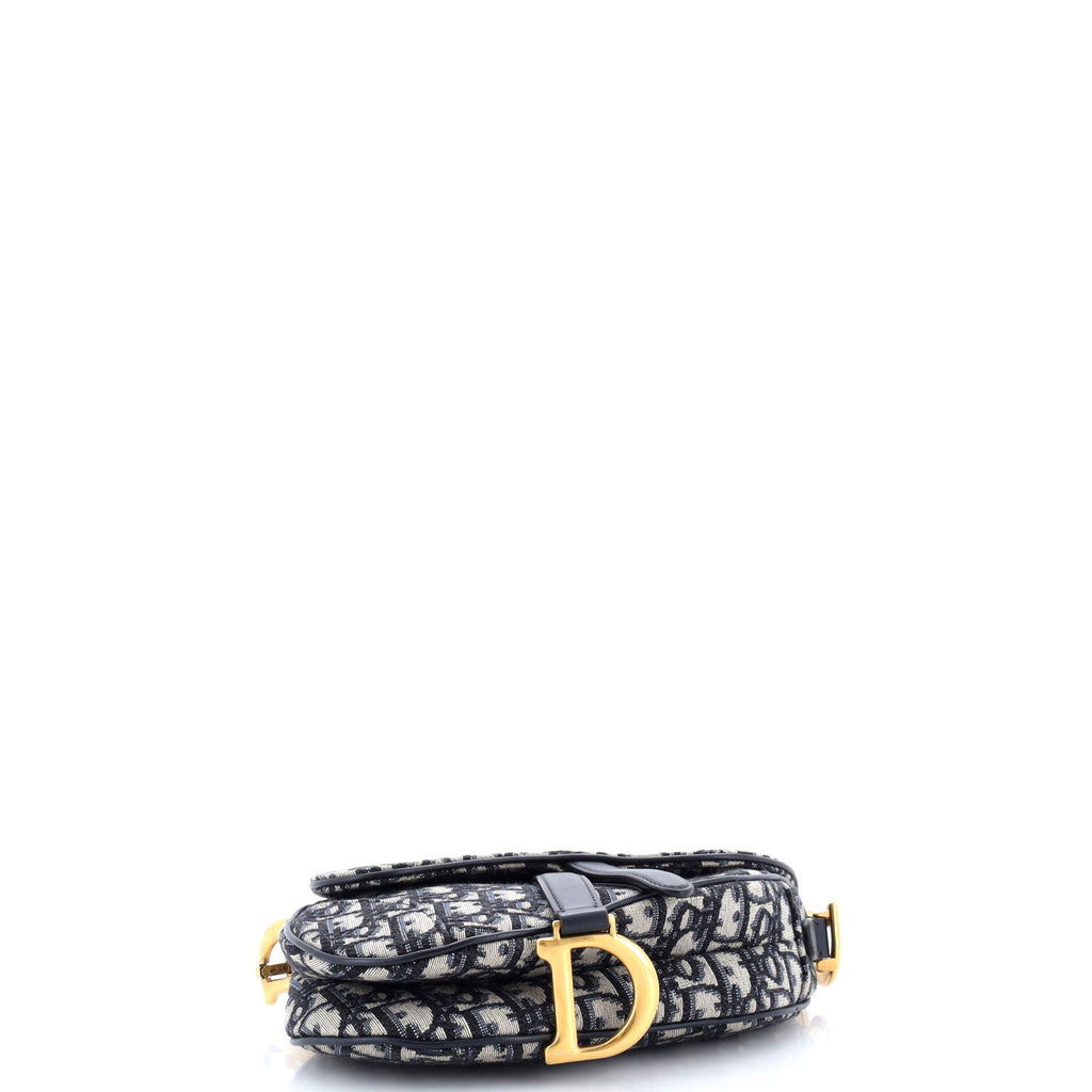 Saddle Handbag Oblique Canvas Mini