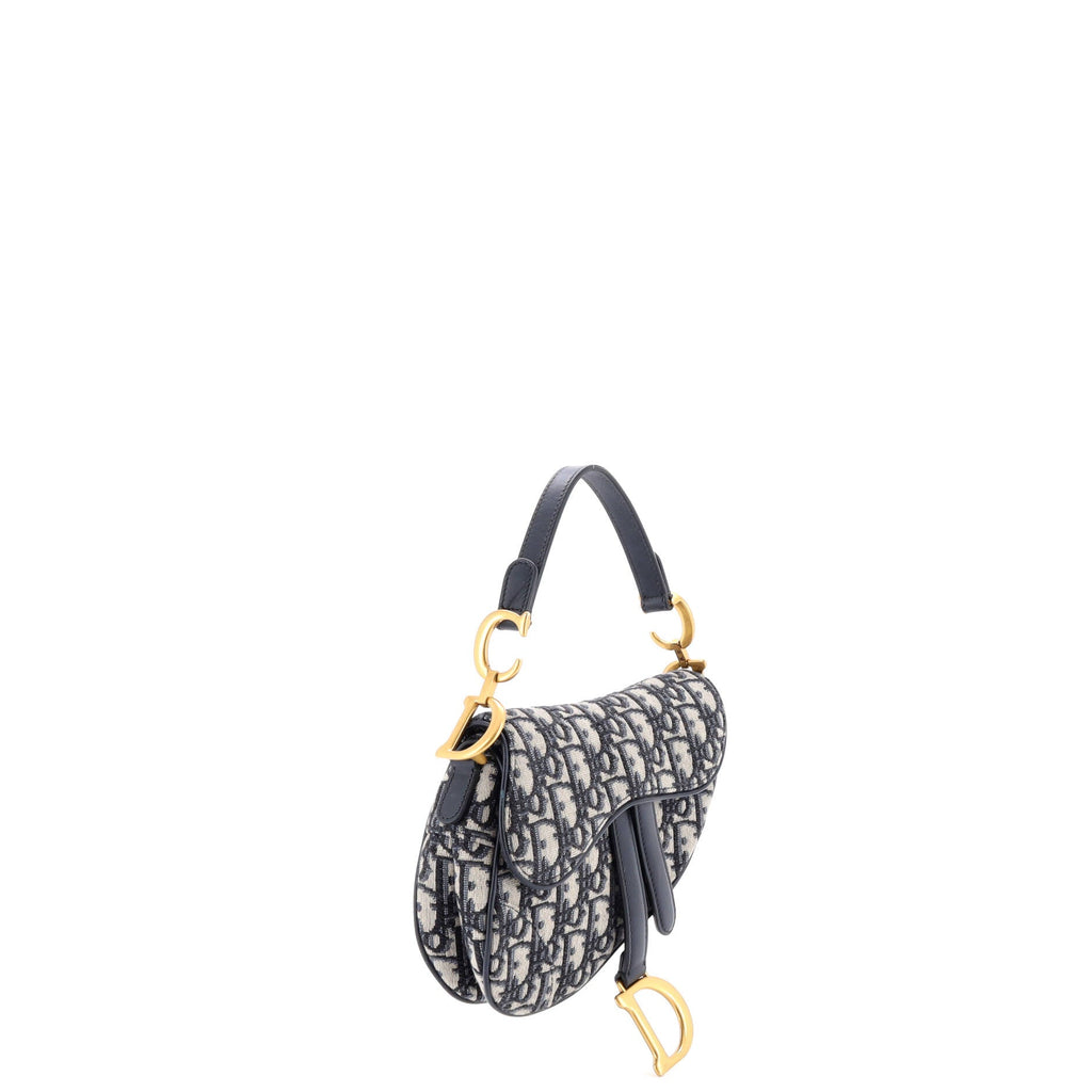 Saddle Handbag Oblique Canvas Mini