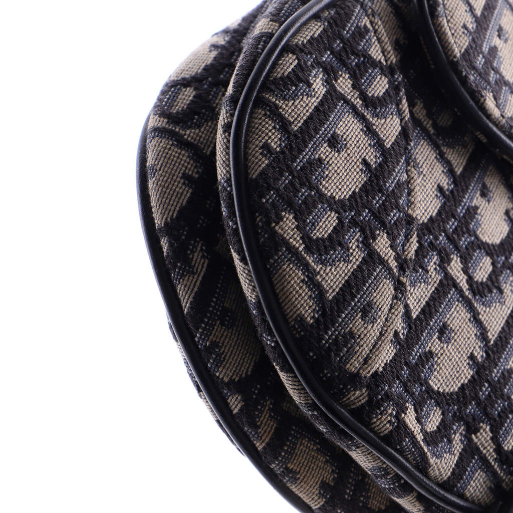 Saddle Handbag Oblique Canvas Mini