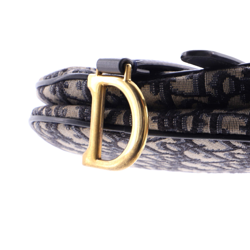 Saddle Handbag Oblique Canvas Mini