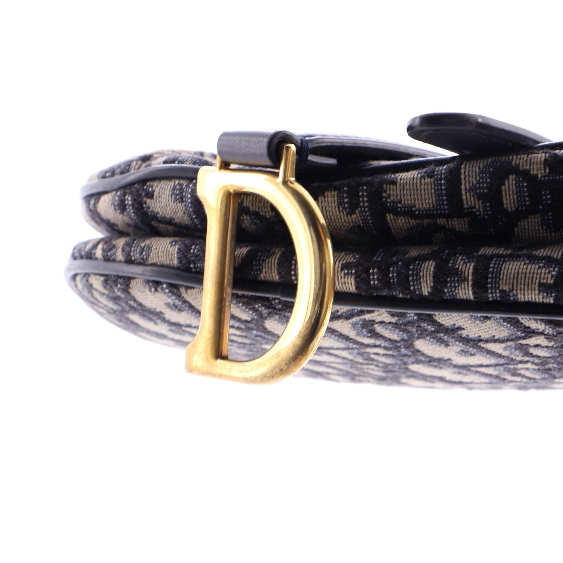 Saddle Handbag Oblique Canvas Mini