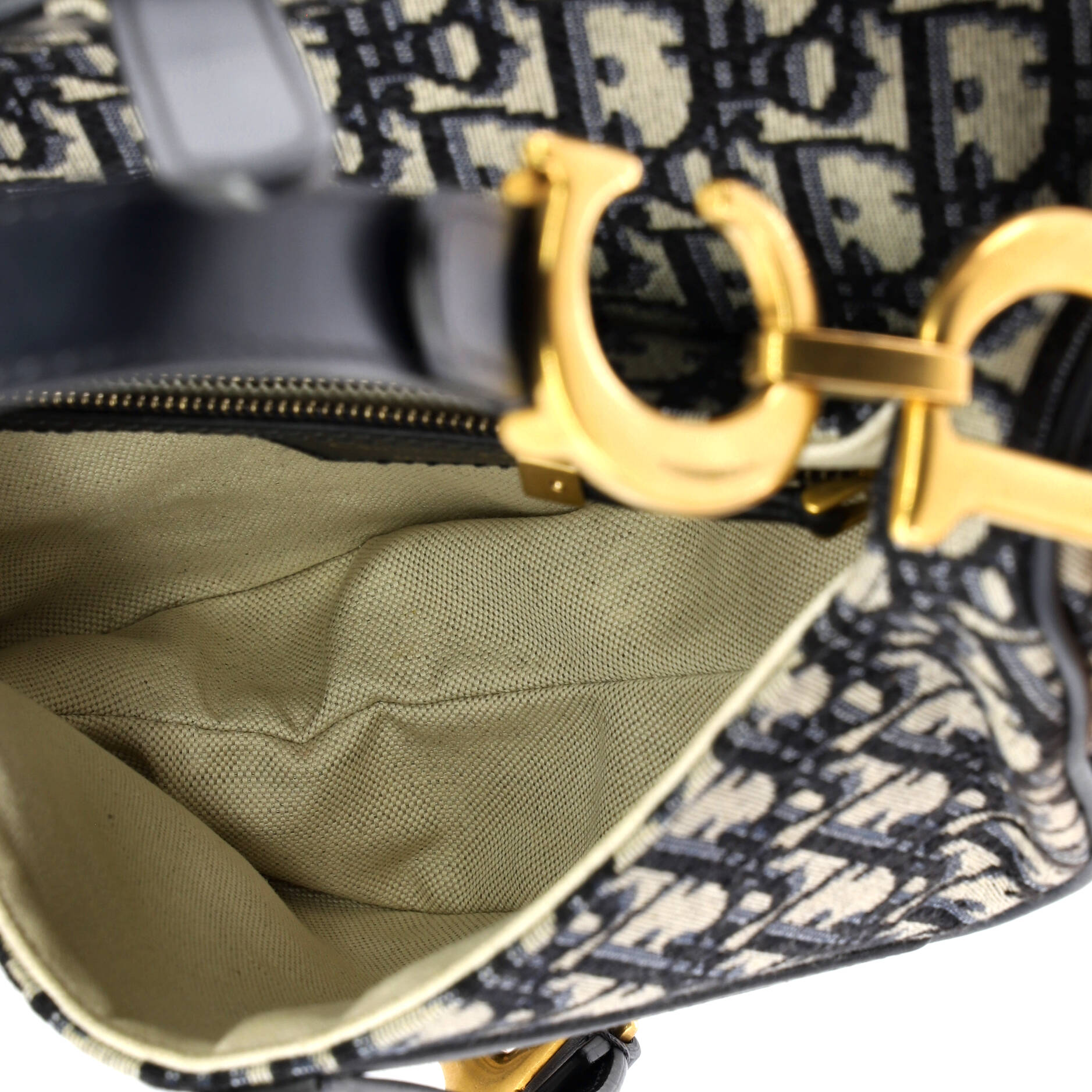 Saddle Handbag Oblique Canvas Medium