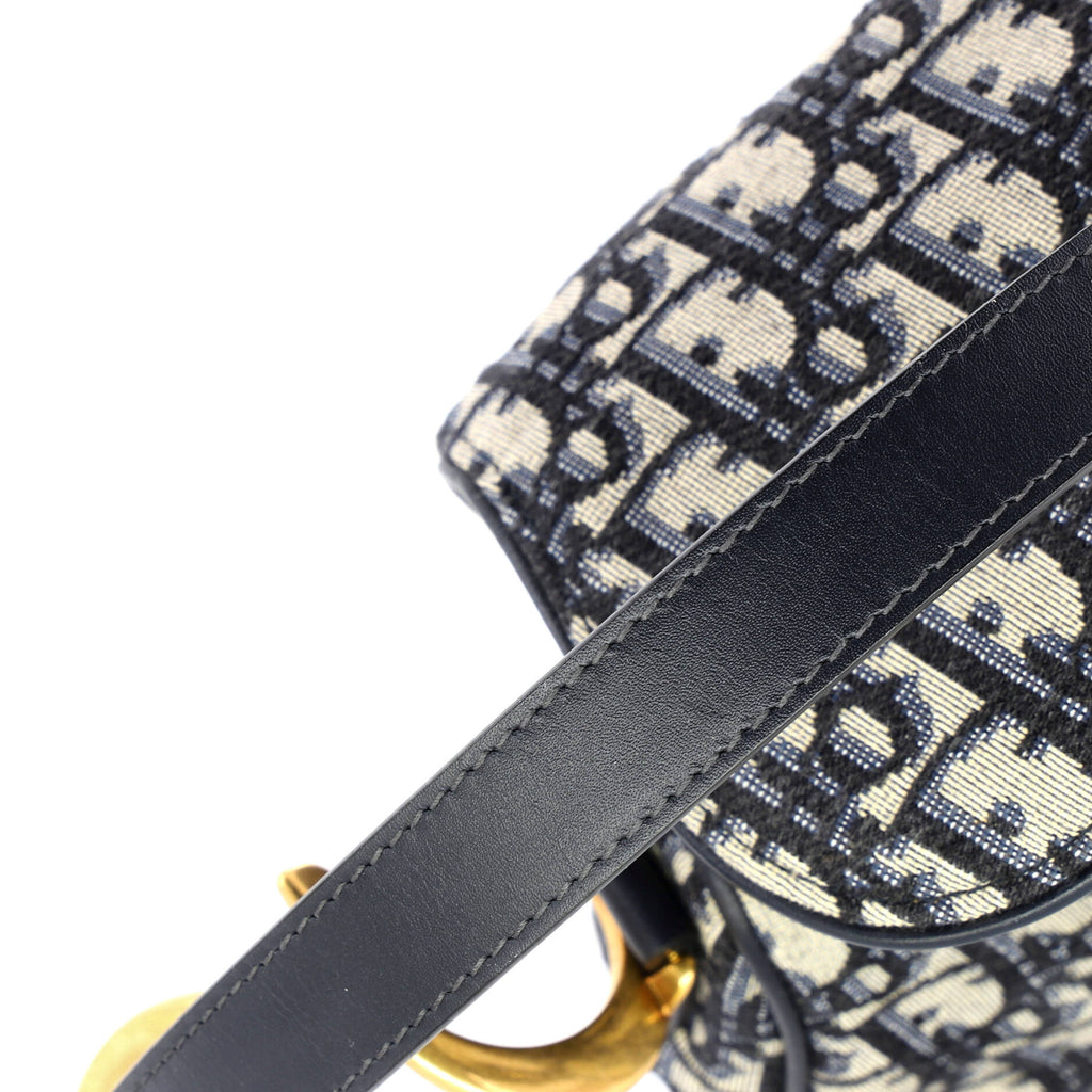 Saddle Handbag Oblique Canvas Medium