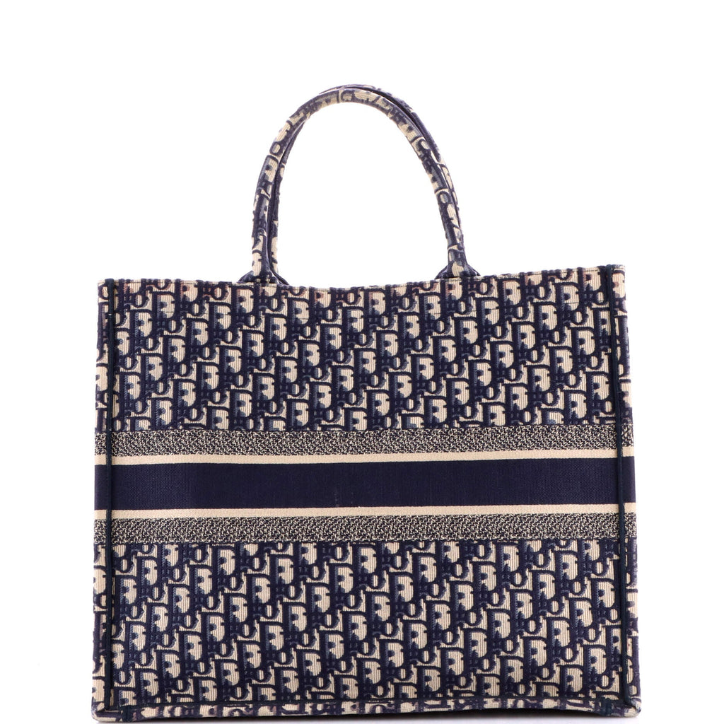 Book Tote Oblique Canvas Large