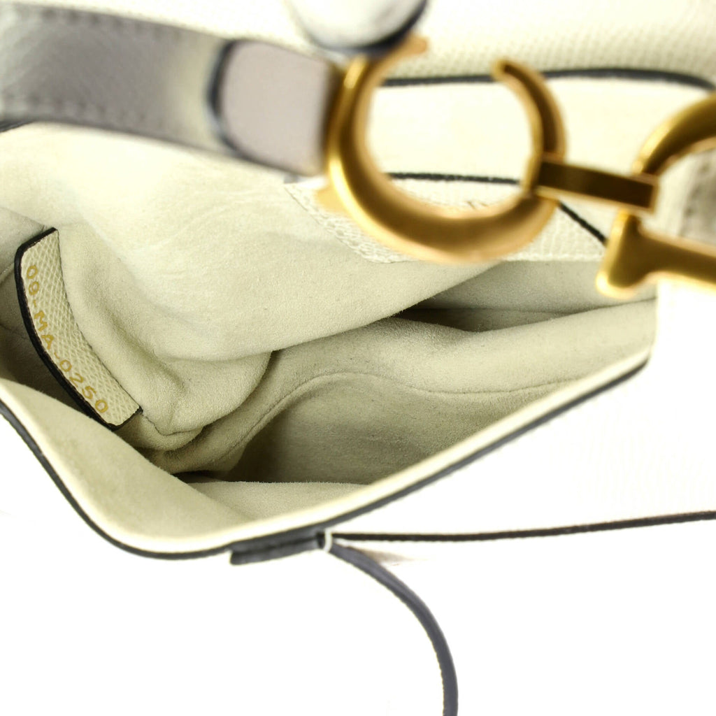 Saddle Handbag Leather Mini