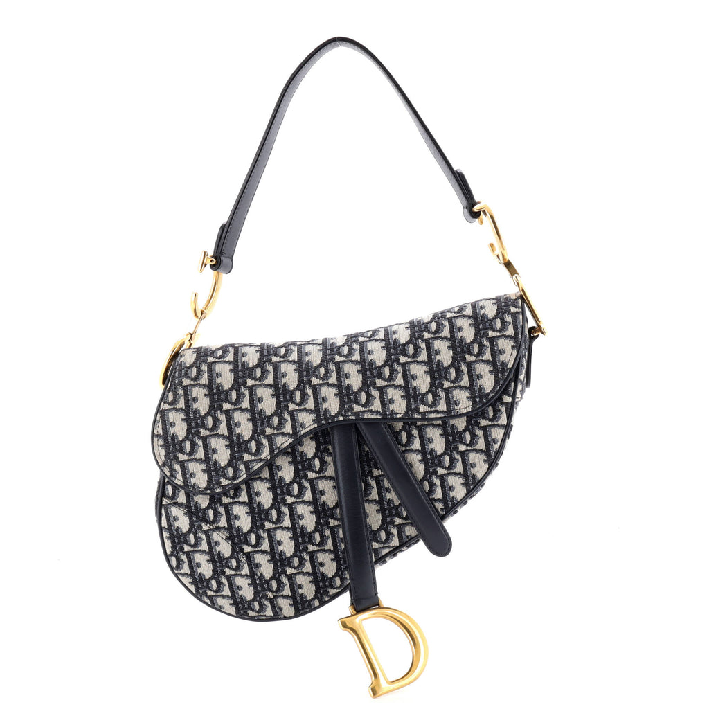 Saddle Handbag Oblique Canvas Medium