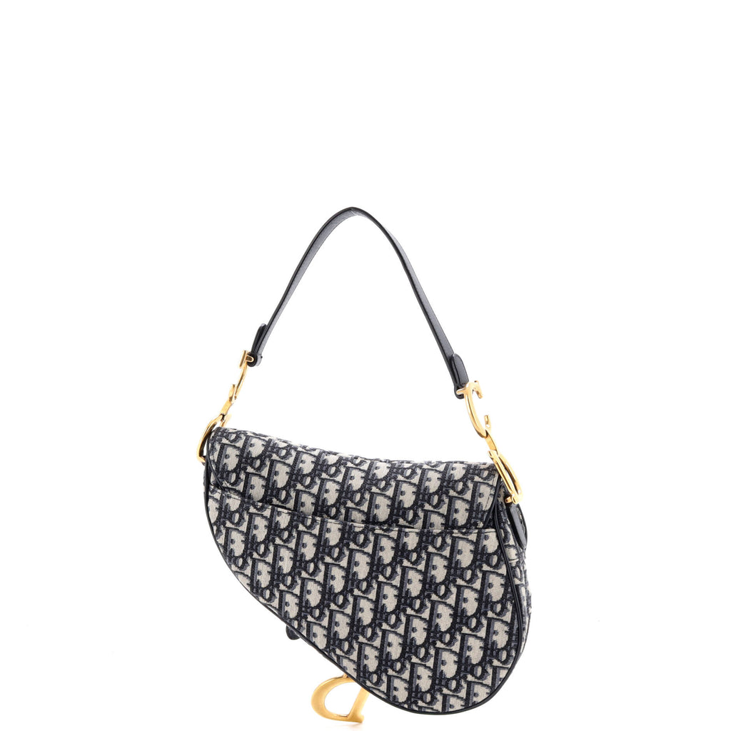 Saddle Handbag Oblique Canvas Medium