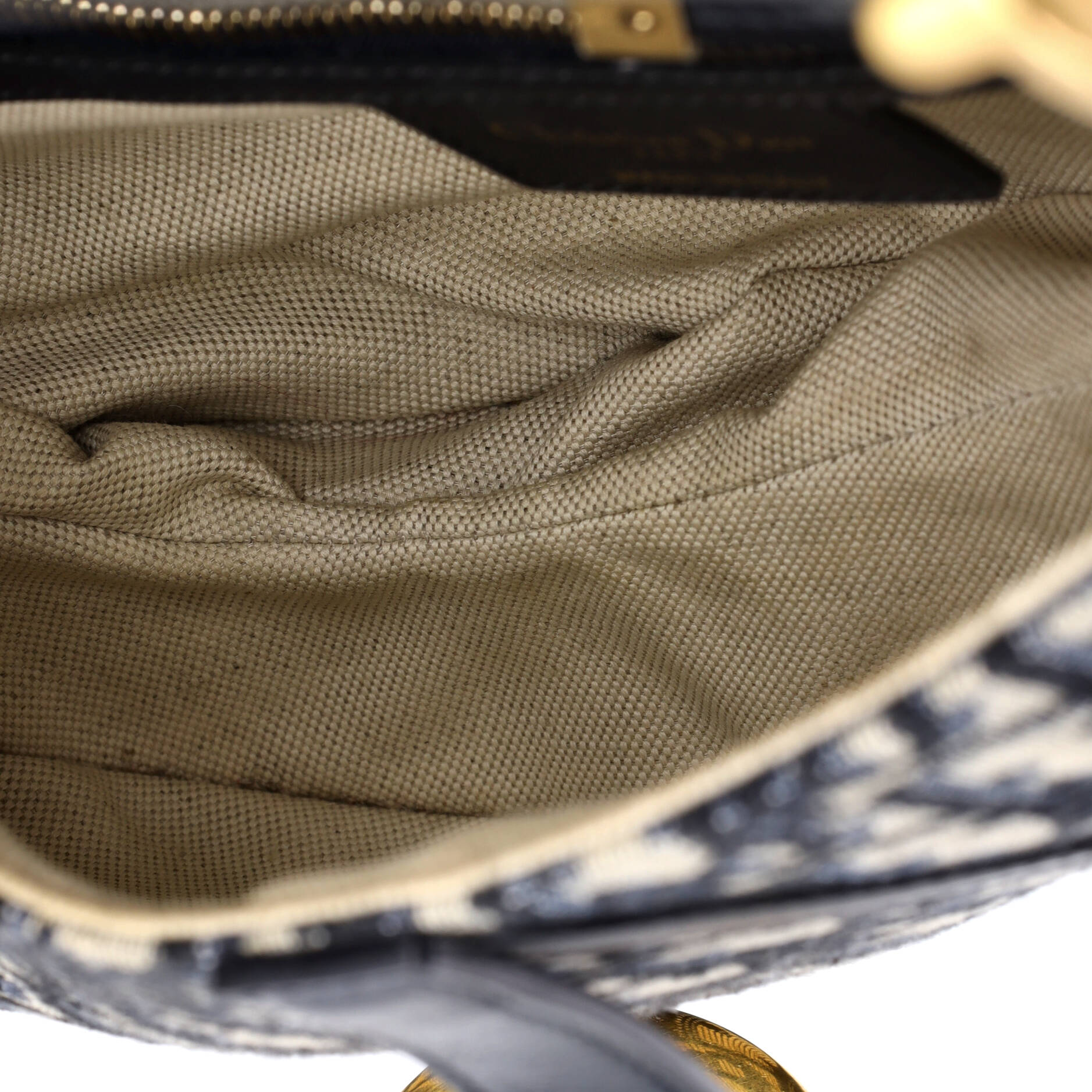 Saddle Handbag Oblique Canvas Medium