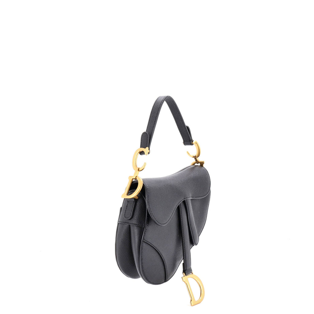 Saddle Handbag Leather Mini