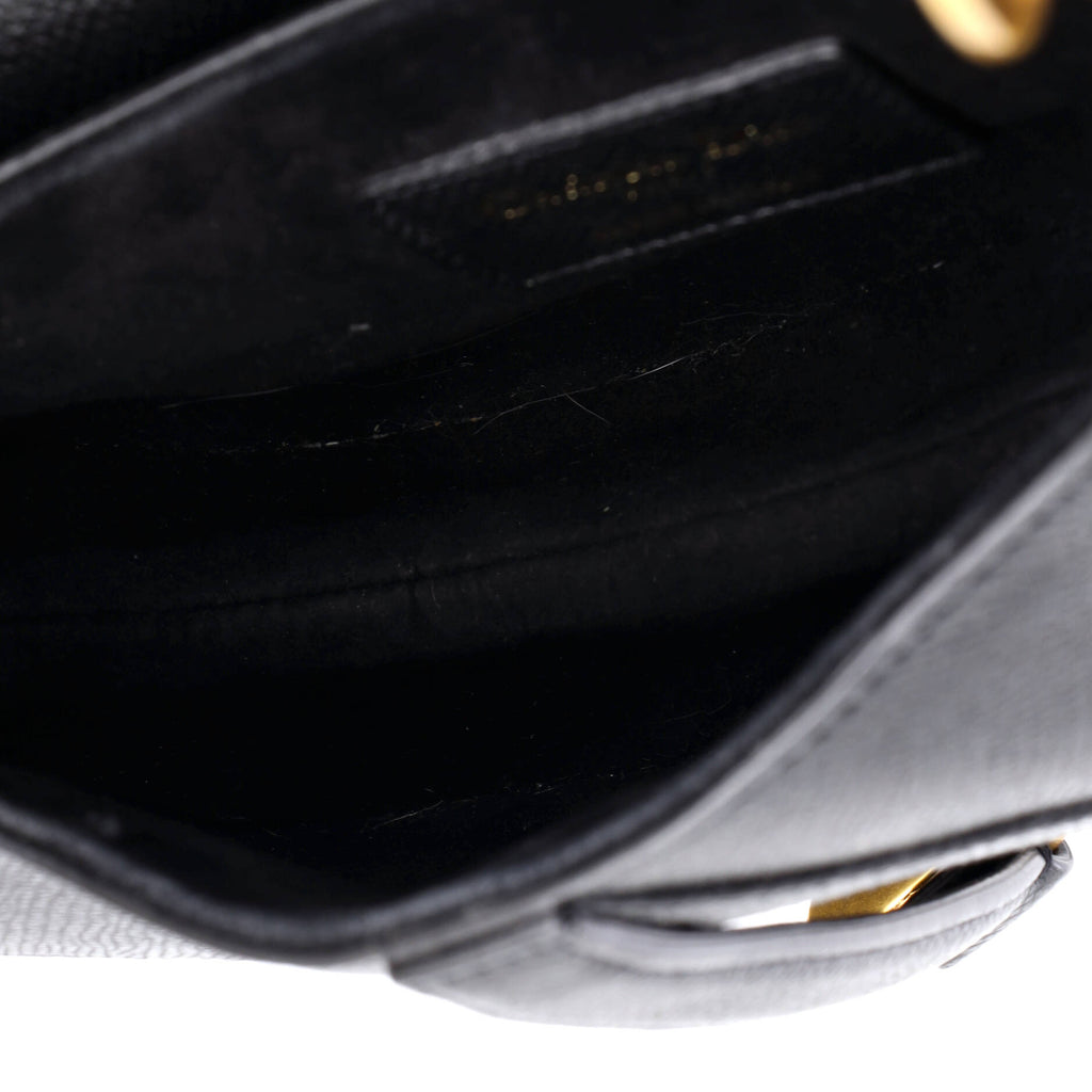 Saddle Handbag Leather Mini