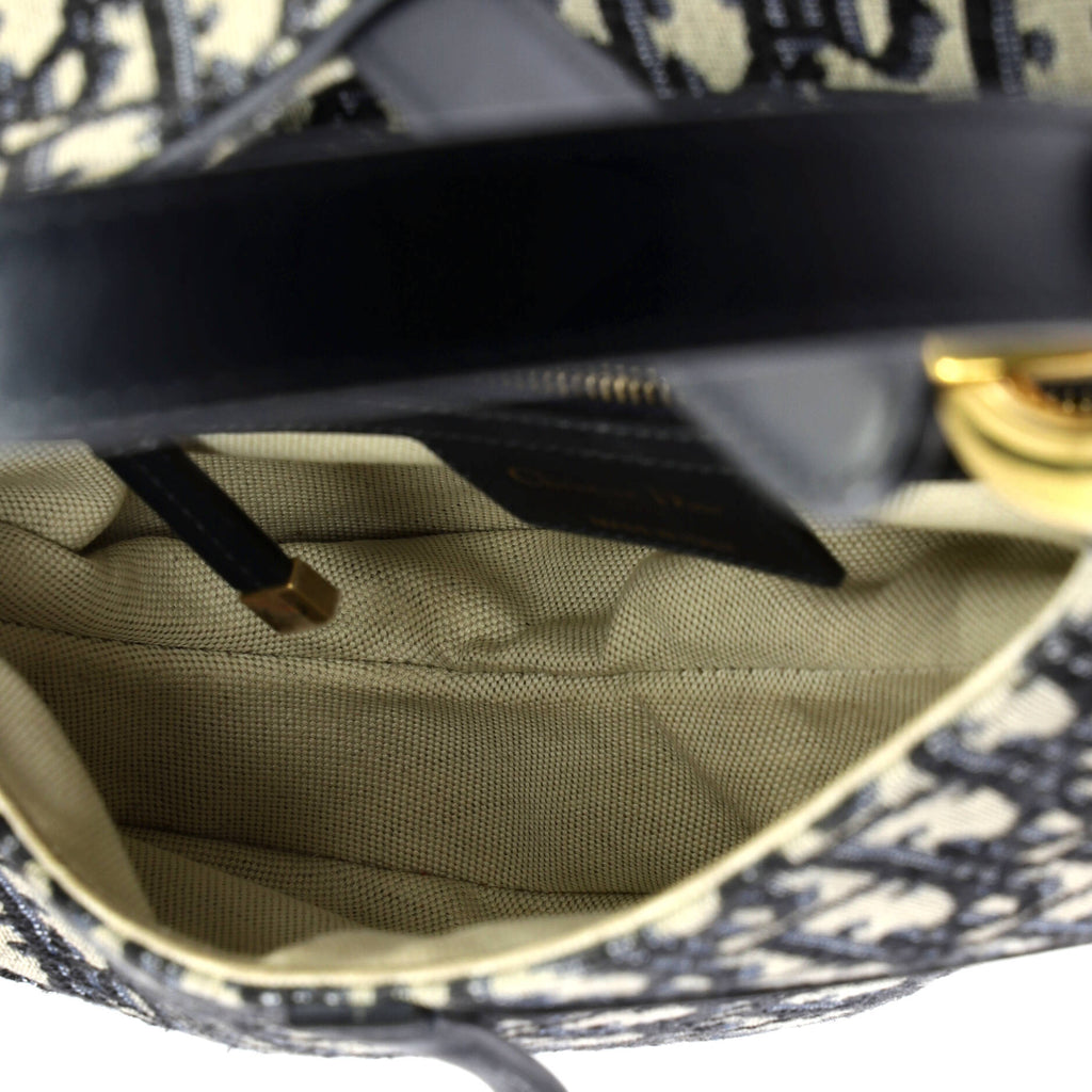 Saddle Handbag Oblique Canvas Medium