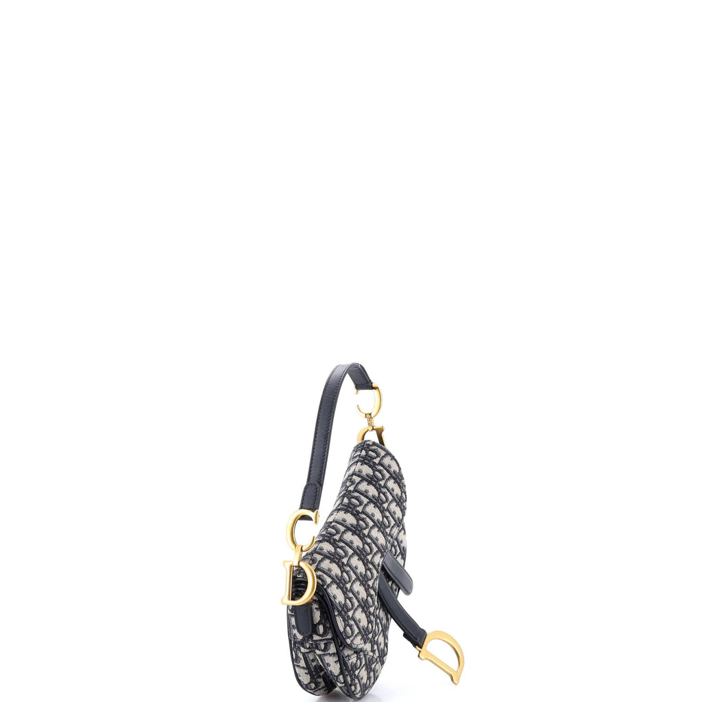 Saddle Handbag Oblique Canvas Mini