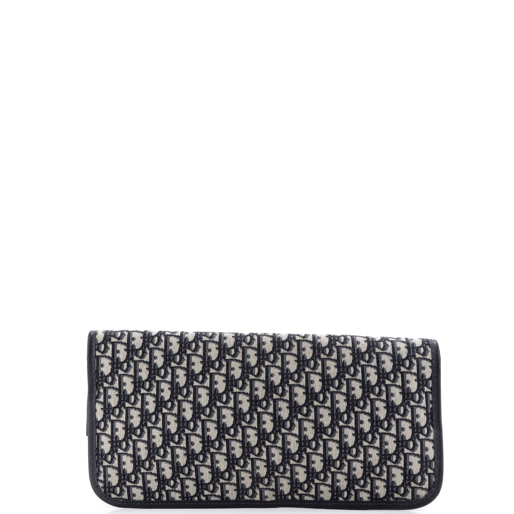 Fold Over Clutch Oblique Canvas