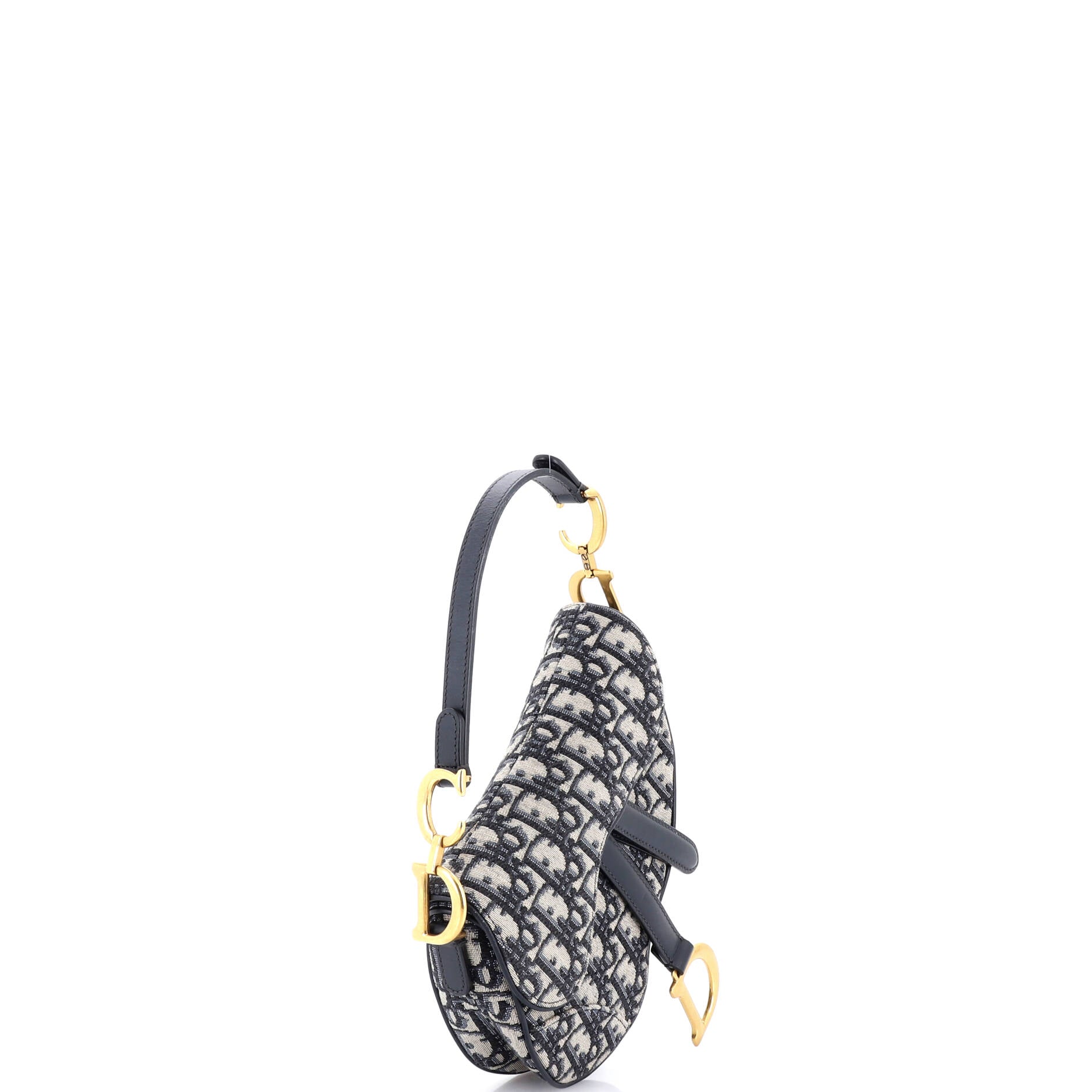 Saddle Handbag Oblique Canvas Mini