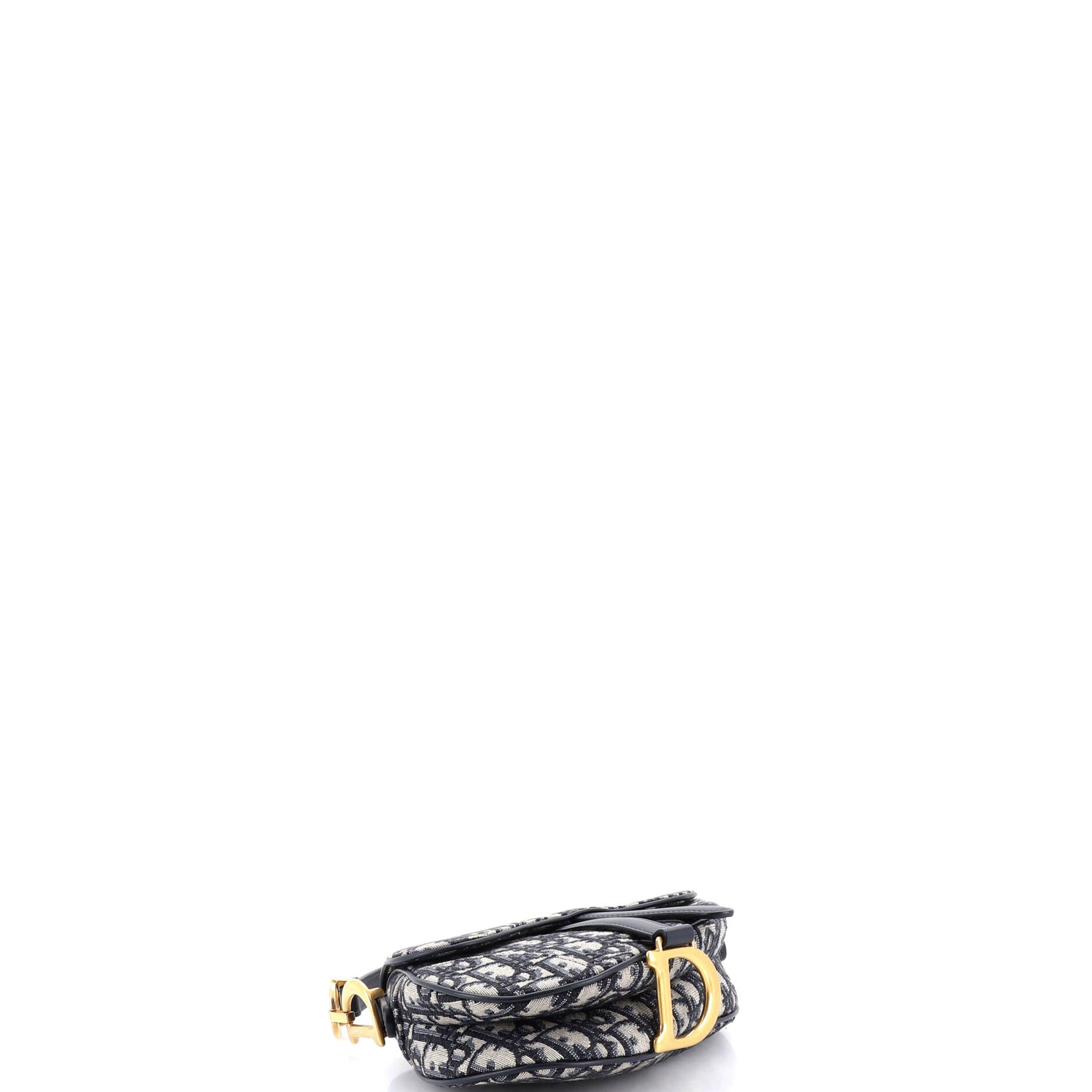 Saddle Handbag Oblique Canvas Mini