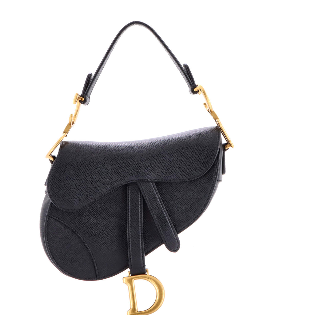 Saddle Handbag Leather Mini