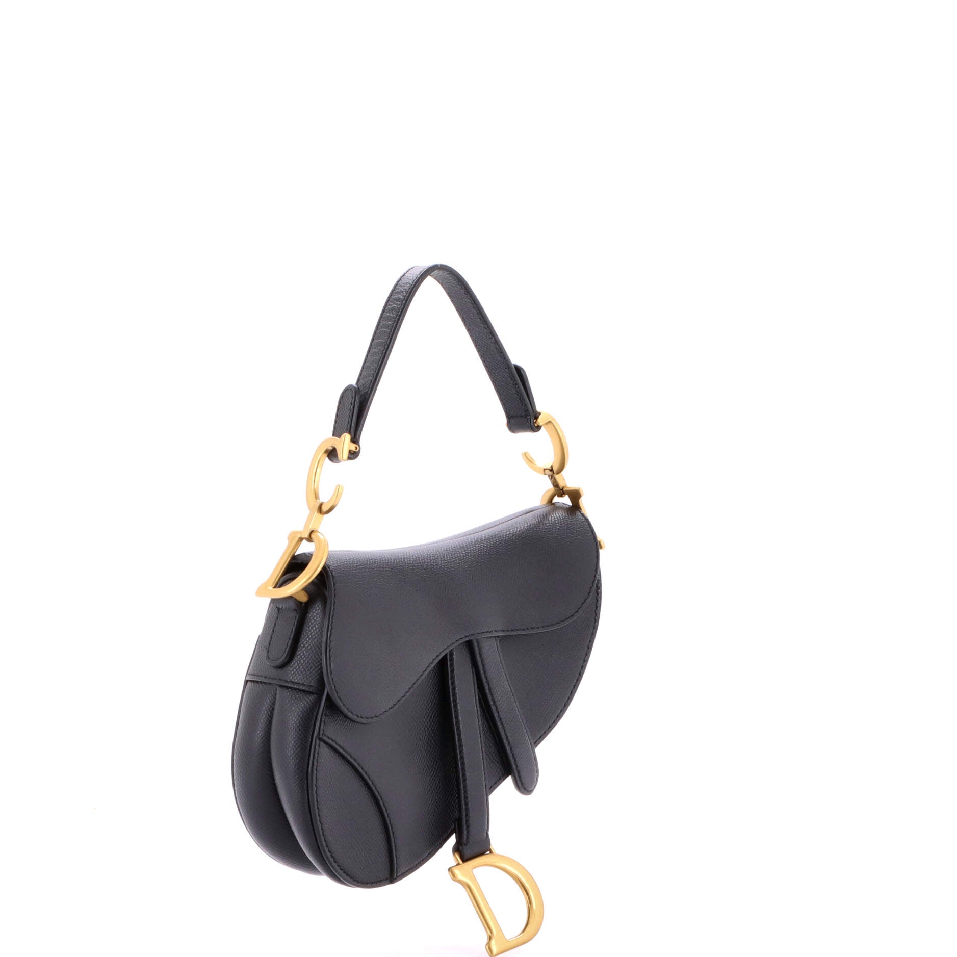 Saddle Handbag Leather Mini