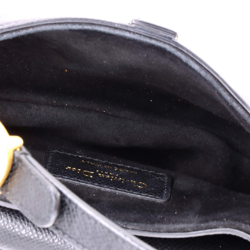 Saddle Handbag Leather Mini
