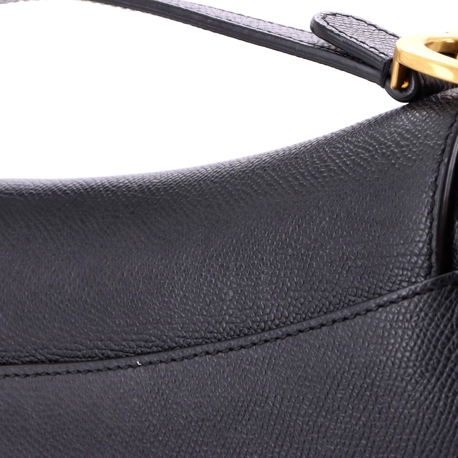 Saddle Handbag Leather Mini