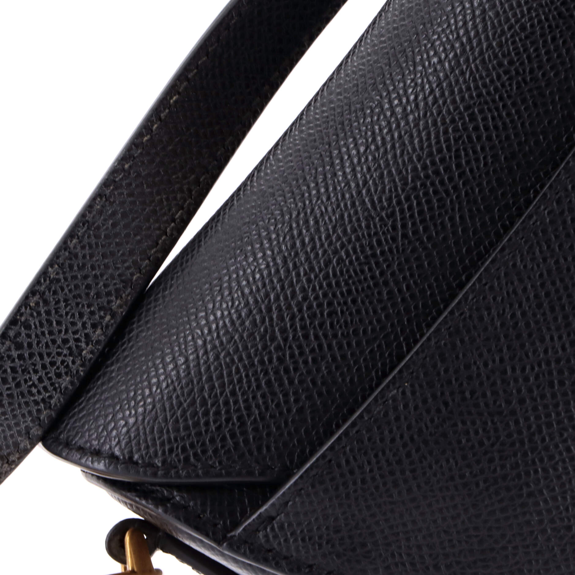 Saddle Handbag Leather Mini