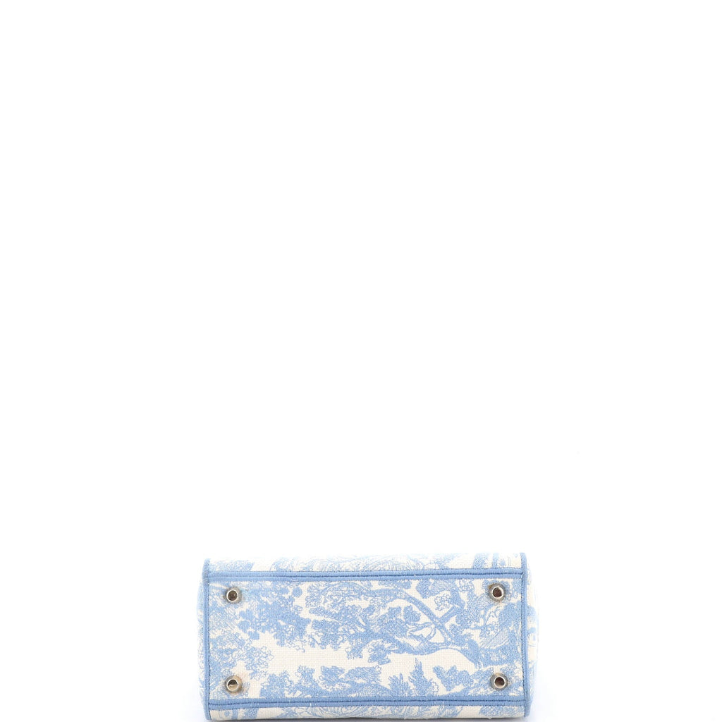 Lady D-Lite Bag Embroidered Canvas Medium