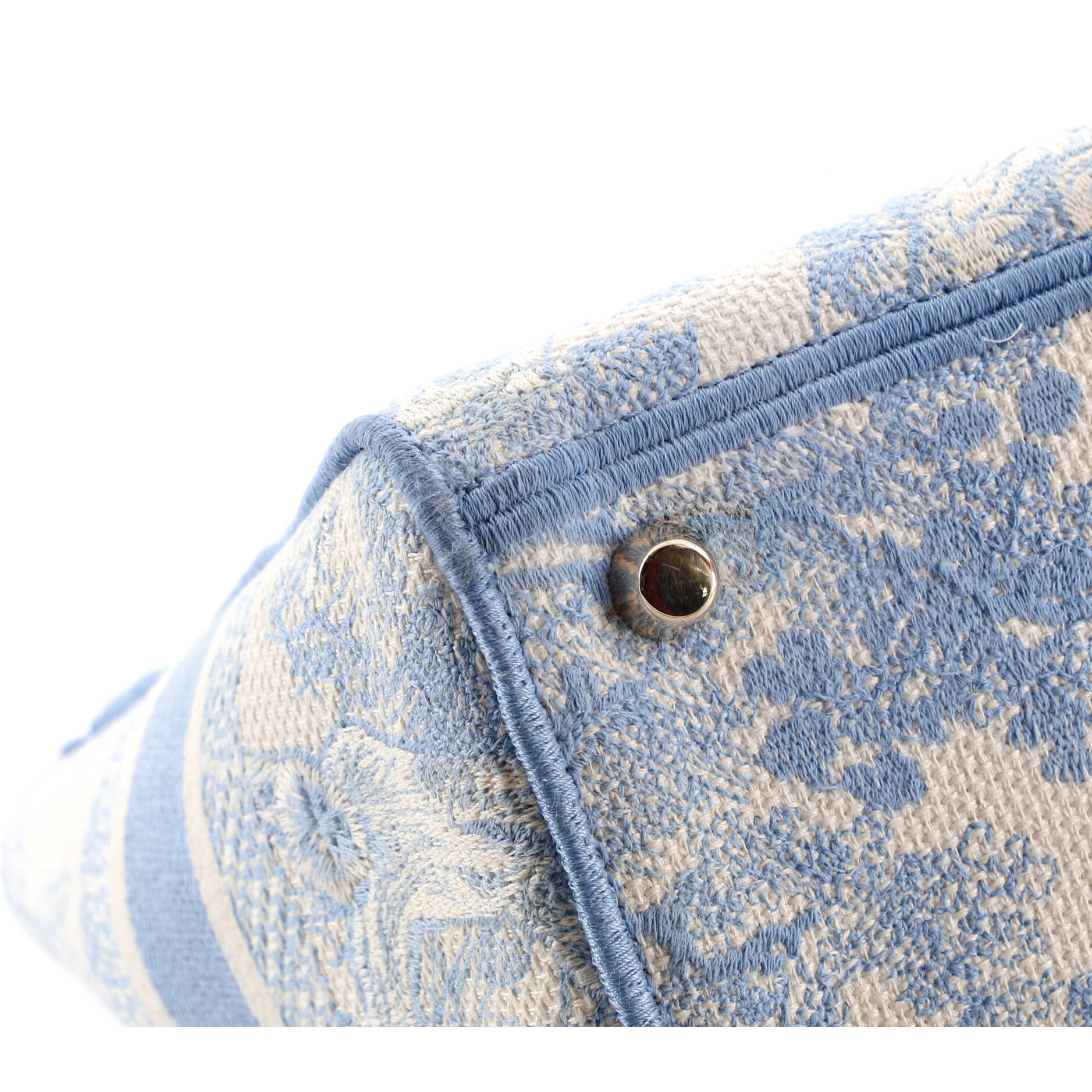 Lady D-Lite Bag Embroidered Canvas Medium