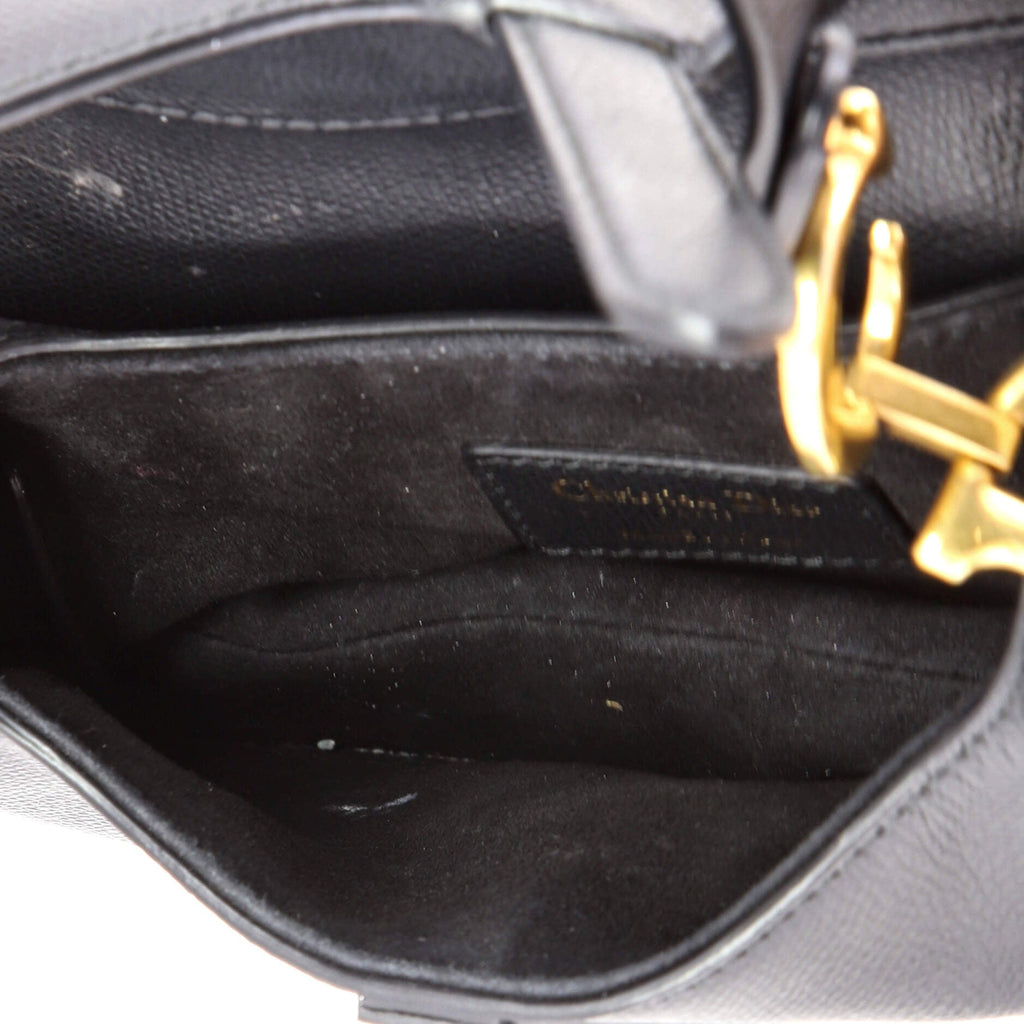 Saddle Handbag Leather Mini