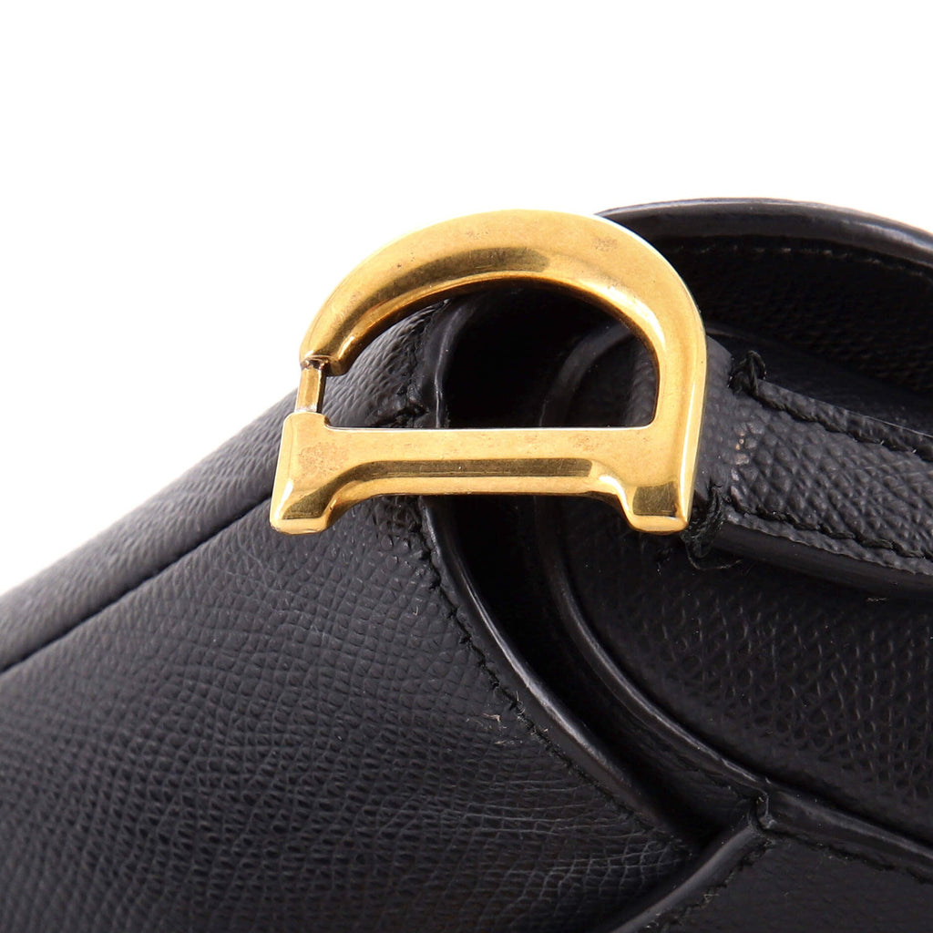 Saddle Handbag Leather Mini