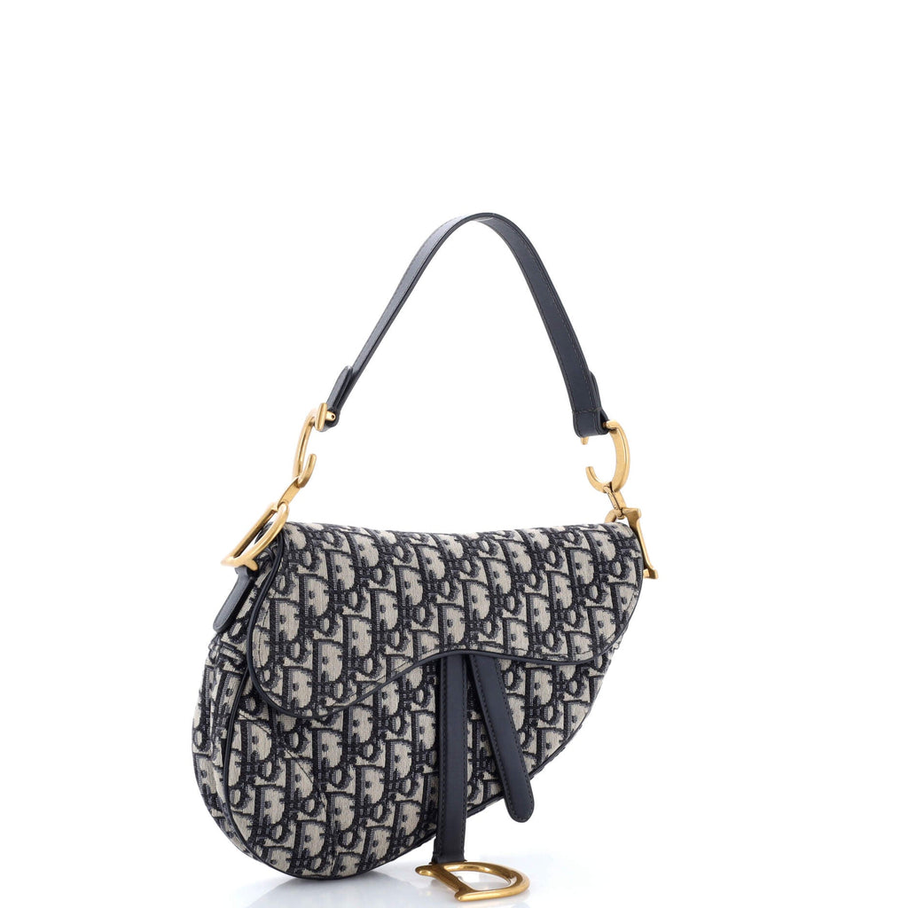 Saddle Handbag Oblique Canvas Medium