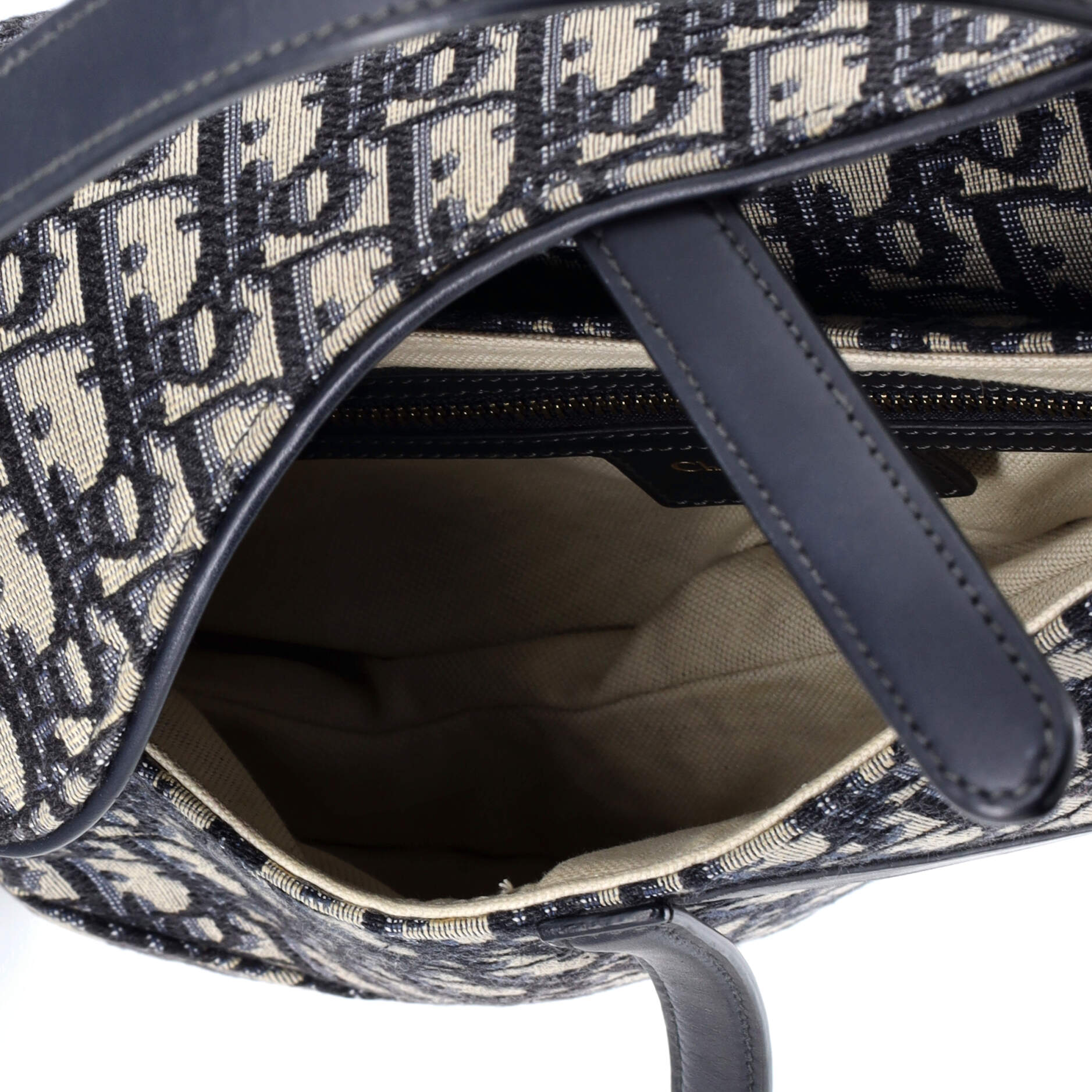 Saddle Handbag Oblique Canvas Medium