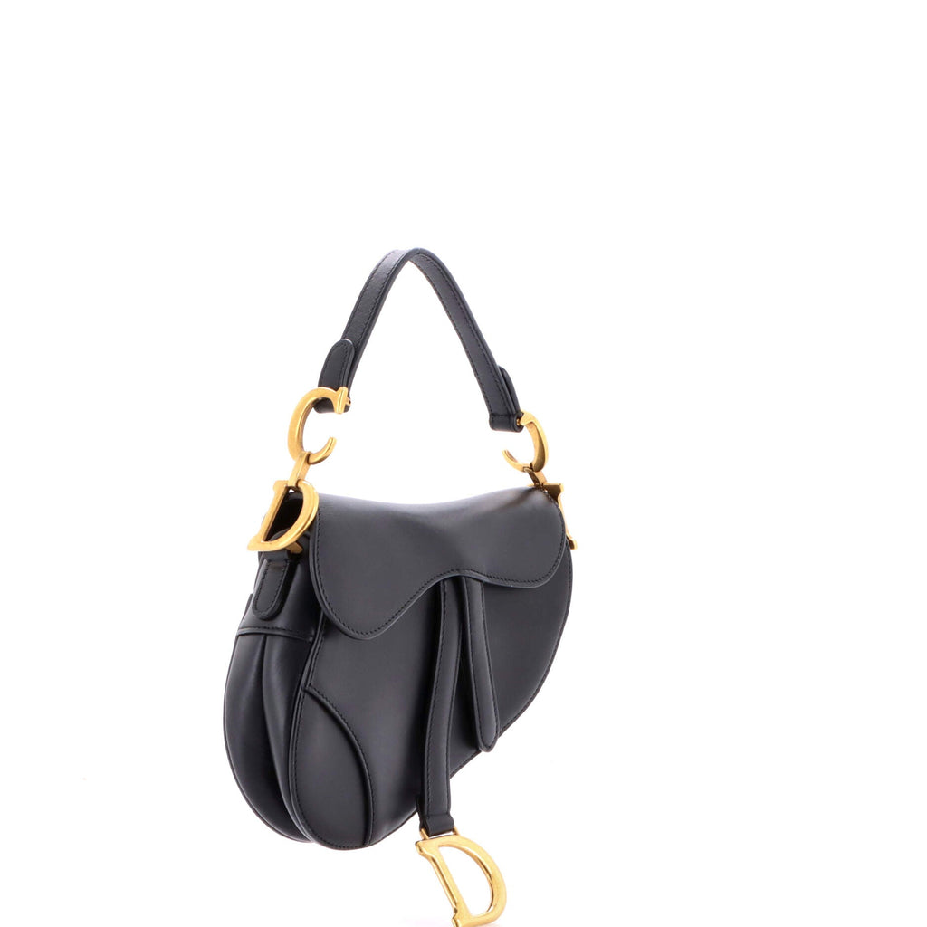 Saddle Handbag Leather Mini