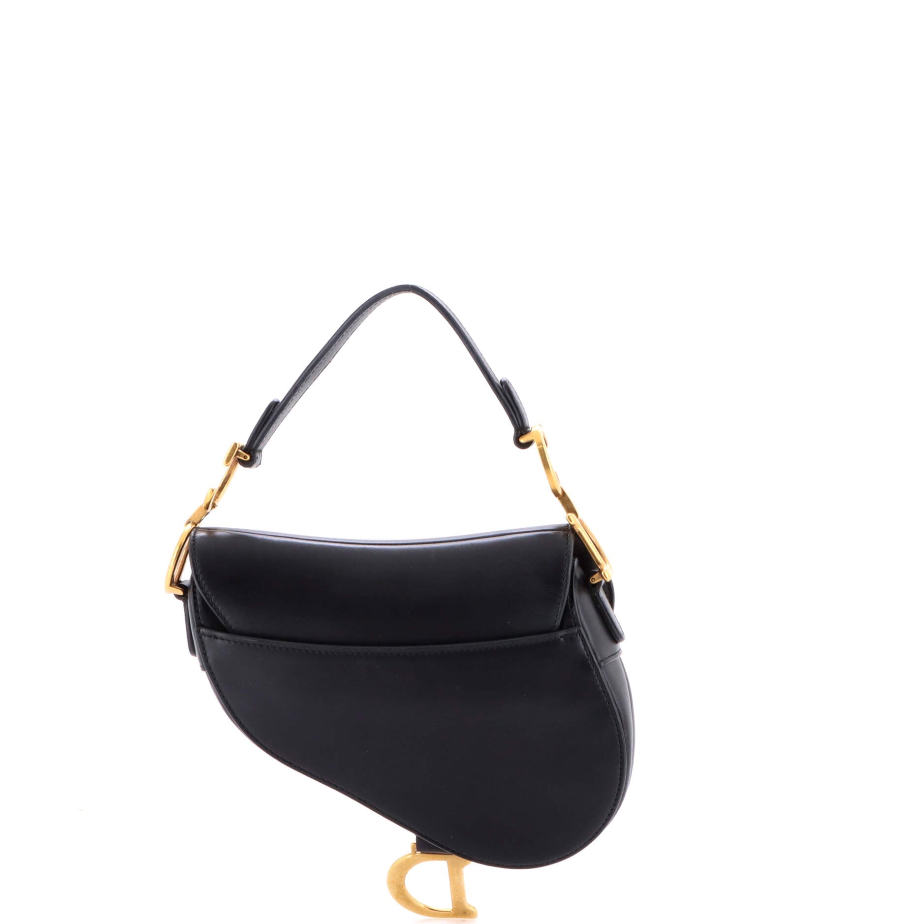 Saddle Handbag Leather Mini