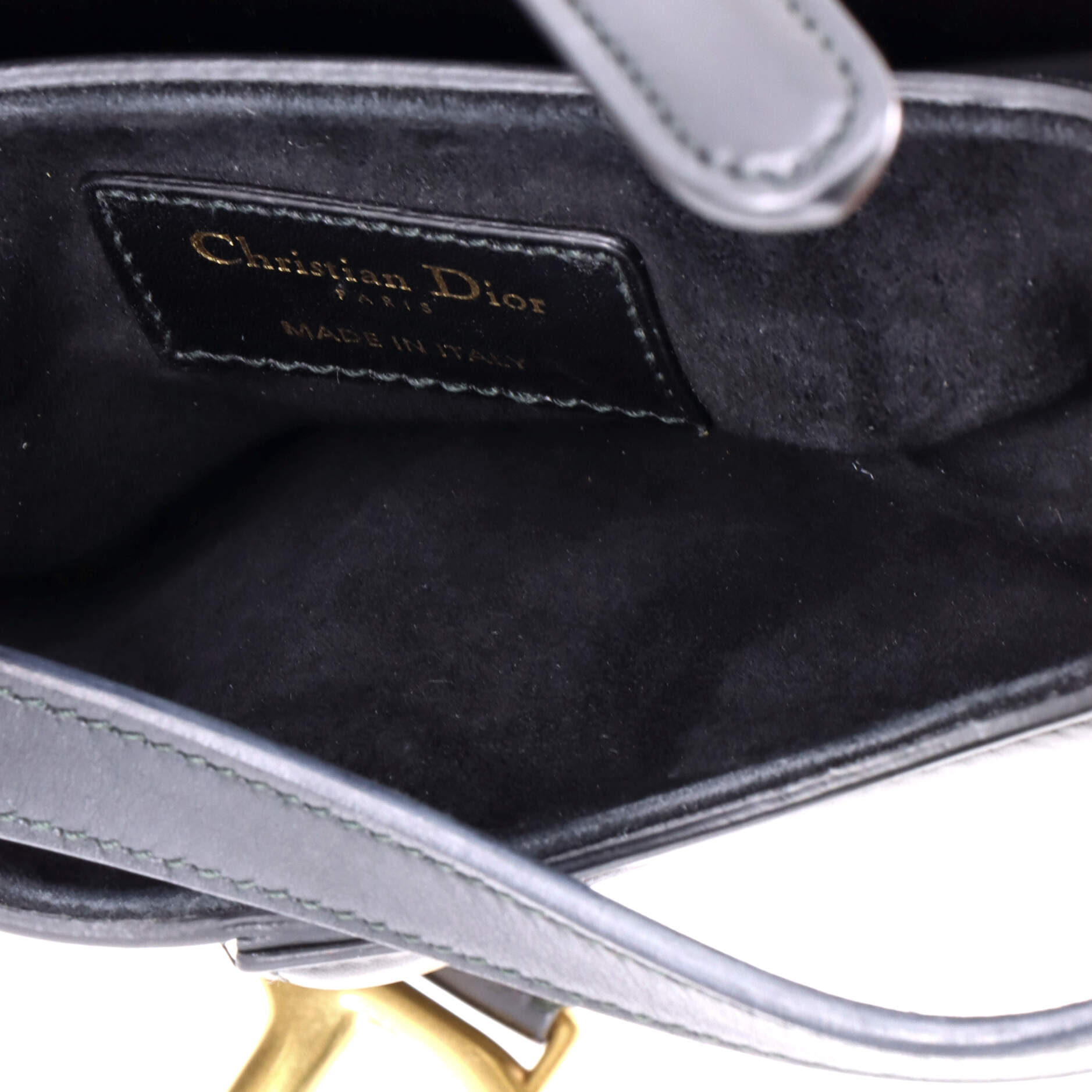 Saddle Handbag Leather Mini
