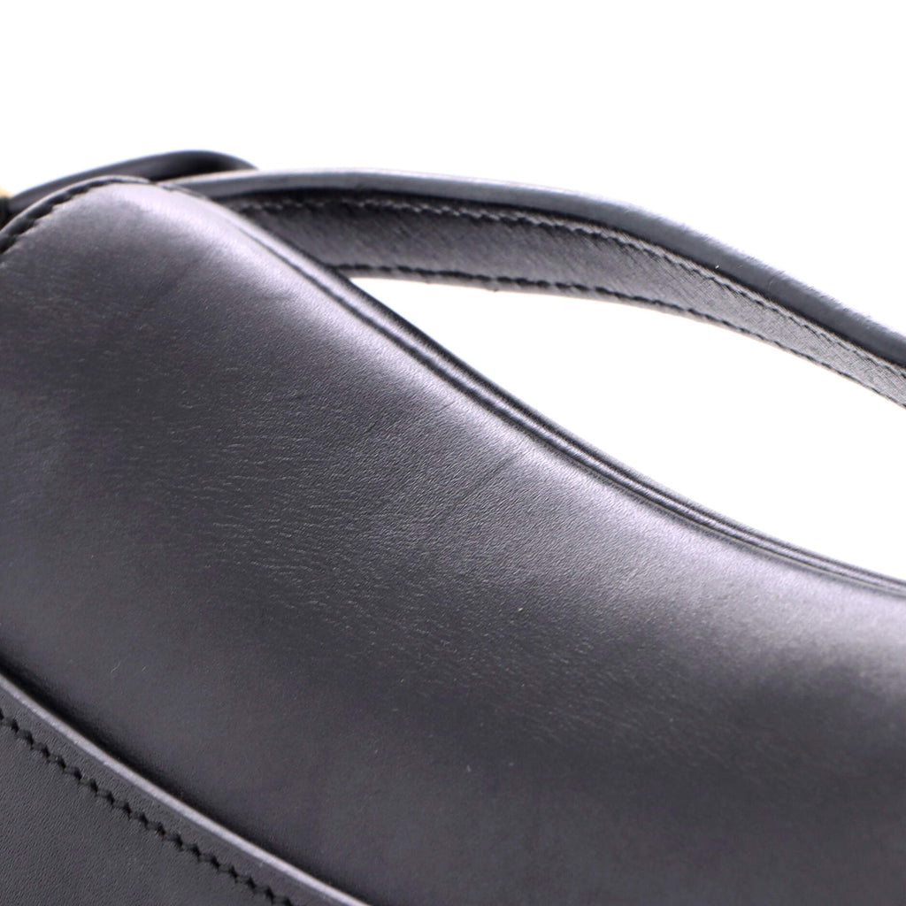 Saddle Handbag Leather Mini