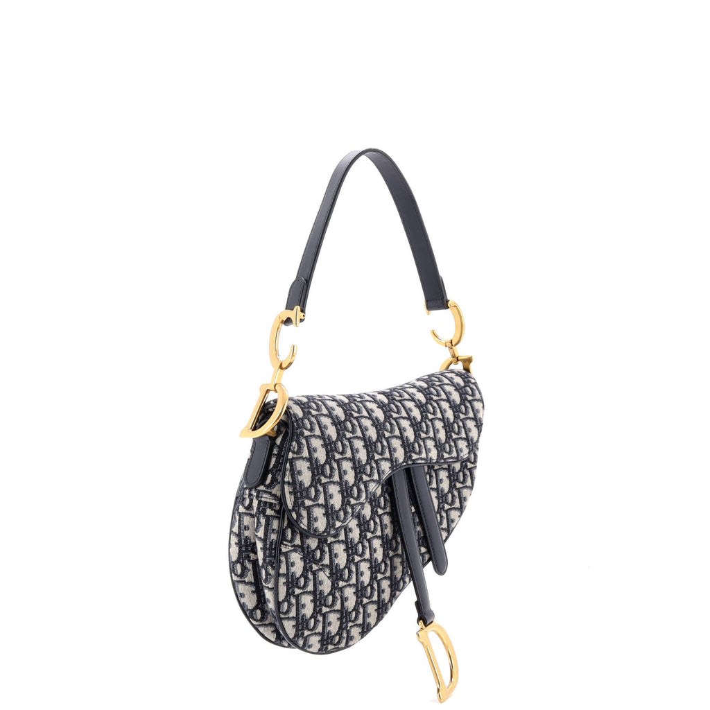 Saddle Handbag Oblique Canvas Medium